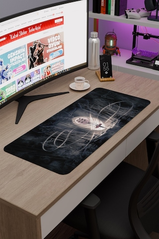 Hollow Knight Silksong Dikişli Kauçuk Oyuncu Mousepad V5 - 70x30 Xl Gaming Mouse Pad