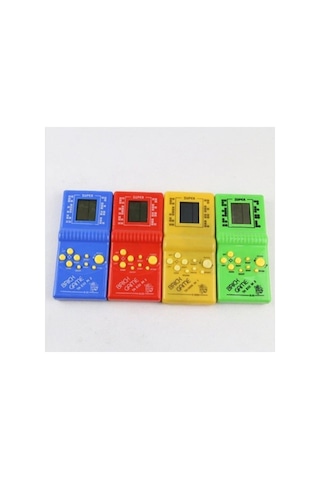 Nostalji Oyuncak El Atarisi  Tetris Brick Game Sarı.kırmızı.mavi.yeşil