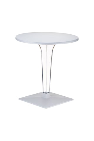Asmasa44 Siesta Ice 70 CM Yuvarlak Masa Beyaz