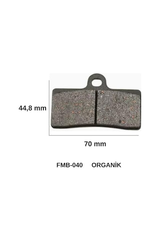 Bak Brakes Fmb-040 Cf Moto Sr 250, Cl-x 250, Nk 250. Ön Fren Balatası Organik Kalite Fmb-040