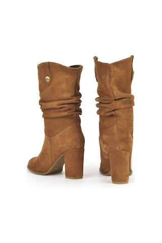 Ziya, Kadın Hakiki Deri Çizme 1531050z25100670k Taba 1531050z25100670k 320 Taba