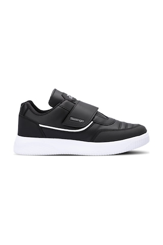 Slazenger MALL I Erkek Cırt Cırtlı Siyah / Beyaz Günlük Spor Ayakkabısı