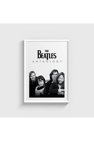 The Beatles Anthology Dizi Posteri Tablo Çerçeveli Poster Duvar Dekorasyonu Beyaz Çerçeveli Tablo Beyaz Çerçeveli Tablo Dn11d458beyaz