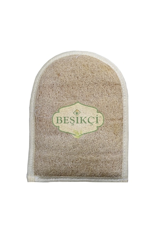 Beşikçi Parmaksız Eldiven Banyo Kabak Lifi Kesesi 20 x 15 CM