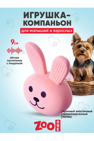 Zooone Cıvıltılı Top Köpek Oyuncağı 184367161