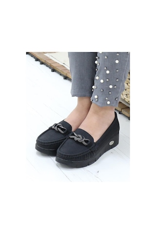 Nesil Shoes Nstar 410 Siyah Kot Anatomik Kadın Ayakkabı-siyah Kot Siyah