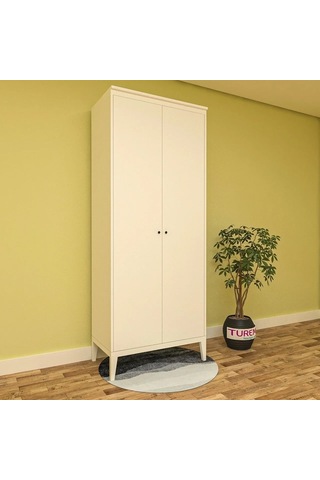 Almera 2 Kapılı Gardırop Mdf Sis Gri