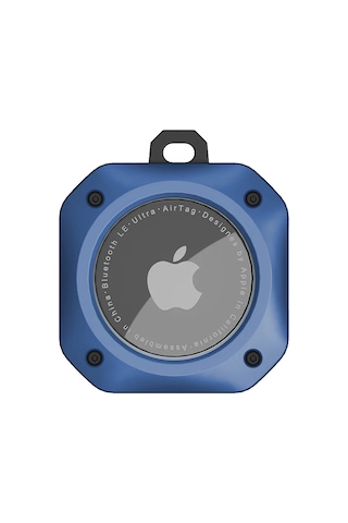 Buff Tagsafe Proshield Taşınabilir Anahtarlık Apple Uyumlu AirTag Kılıf Blue
