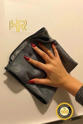Hrpak Sihirli Ankastre Ocak Davlumbaz Temizlik Bezi Gri 3'lü 40 x 40 CM