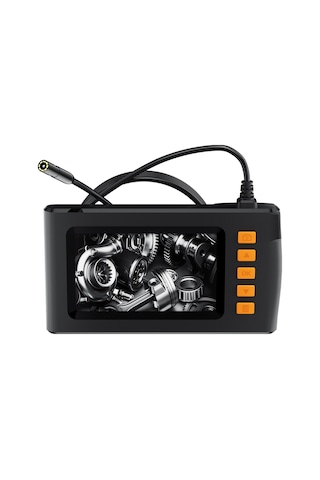 Geeksen Hd 1080p Endoskop Kamera 4.3'' Lcd 8 Led Ip67 Su Geçirmez 5m Sert Kablo