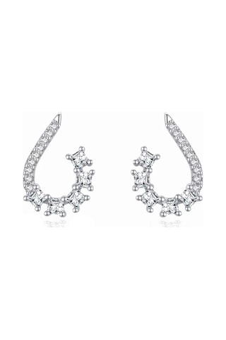 Timeless Series Işıltı Su Yolu Gümüş Kadın Küpe Gümüş