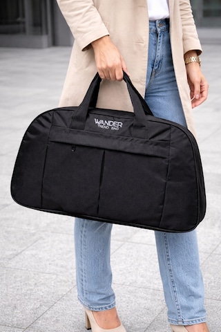 Wander Trend Bag Büyük Boy Siyah Seyahat Çantası Siyah