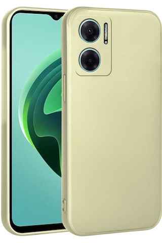 Xiaomi Redmi 10 5g Kılıf Zore Premier Silikon Kapak Gold
