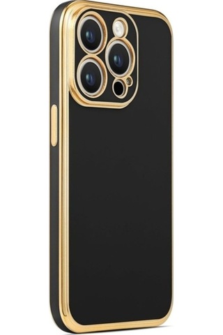 Apple Uyumlu iPhone 14 Pro Max Kılıf Zore Bark Kapak Siyah