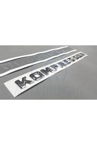 Mercedes C Serisi W202 W203 W204 Kompressör Bagaj Yazisi Krom 377522315