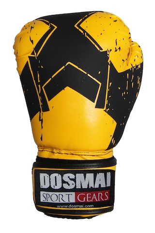 Dosmai Lykia Boks Eldiveni Boks Dişlik Boks Bandaj Seti Sarı 8 Oz Sarı