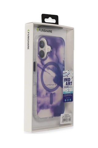 iPhone Uyumlu 16 Phantom Magsafe Kapak - Mor
