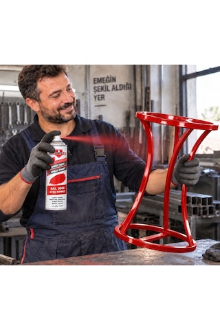 Ral 3000 Ateş Kırmızı Sprey Boya Akrilik Börfh 400 Ml 6025046 0