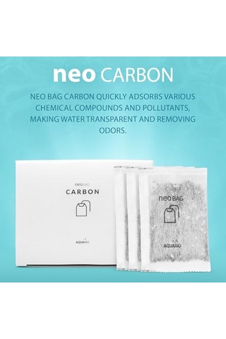 Aquario Aktif Karbon Akvaryumlar İçin Akvaryum Filtre Medyası 8 Mini Torba Neo Carbon