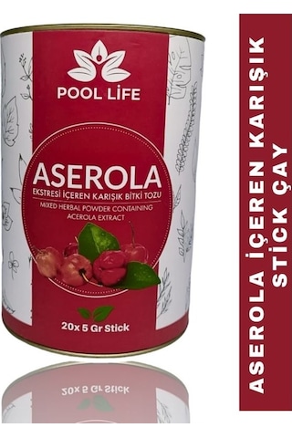 Aserola Eki Içeren Karışık Bitki Tozu Stick 20 x 5 G