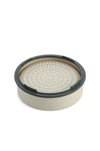 Greenpan Steamy Krem 24 Cm Buharda Pişirici 24 Cm Tencerelerle Uyumlu Üst Üste Kullanılabilir