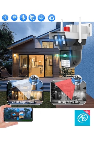 O-kam -3040 6 Mp Dual Lens Wi-fi Ptz Kamera