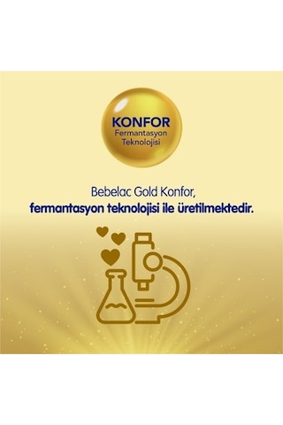 800 Gr Bebelac Gold Konfor 3 Devam Sütü - 1 Yaş Ve Üzeri