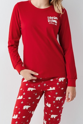 Rolypoly Kadın Kırmızı Pijama Takımı Rp3717-s-v1 Kırmızı