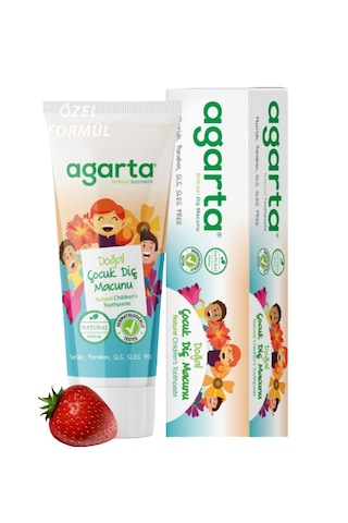 Agarta Doğal Çocuk Diş Macunu 2 x 75 ML