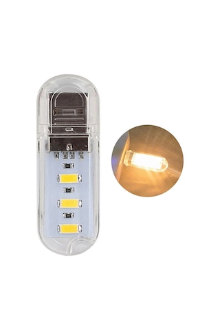 3 LED Günışığı Taşınabilir Mini USB Led Lamba 5730 SMD Kamp Stick Beyaz