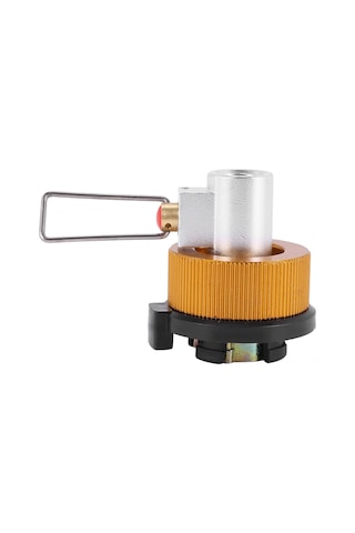 Ximistore9 Kamp Gaz Sobası Adaptörü Dış Mekan Malzemesi Flaş Gaz Tankı Çevirici Bağlantı Gümüş