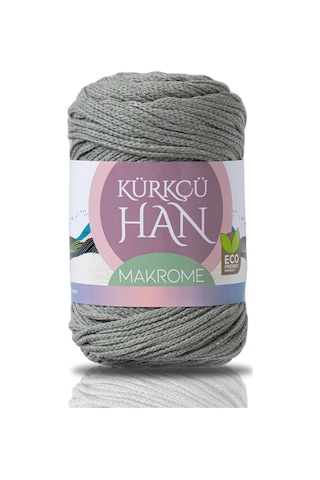 Kürkçü Han Makrome Premium Örgü İpi Zeytin Yaprağı 3 MM 200 G 130 M
