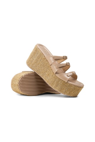 Deery Kadın Bej Platform Terlik - Rd120zbejc01 Bej