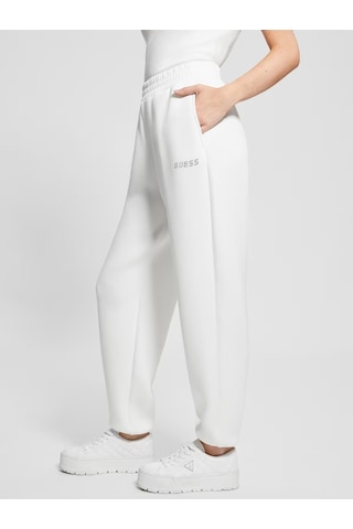 Guess Cecilia Scuba Kadın Jogger Eşofman Altı V4bb12k7uw2 Beyaz