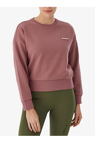Columbia Cs0404 Csc W Marble Canyon Crop Sweatshirt Kadın Sweatshirt 1 Çok Renkli
