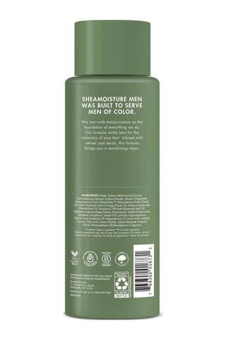 Shea Moisture Men Vetiver ve Neroli Canlandırıcı Şampuan 444ML