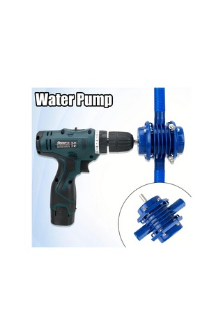 Motion003 1pc Heavy Duty Kendinden Emişli Santrifüj Su Pompası Matkapla Çalışan Paslanmaz