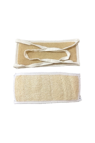 Arga Çiftli Sırt Uzun Kabak Lifi 28cmx12cm Doğal Cilt Temizleme Bitkisel Banyo Lifi - 573083703