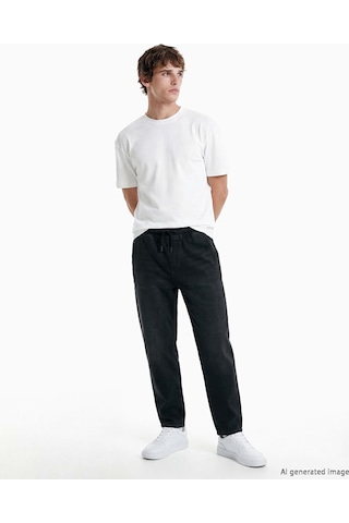 Lcw Jeans Siyah Straight Fit Erkek Jean Pantolon
