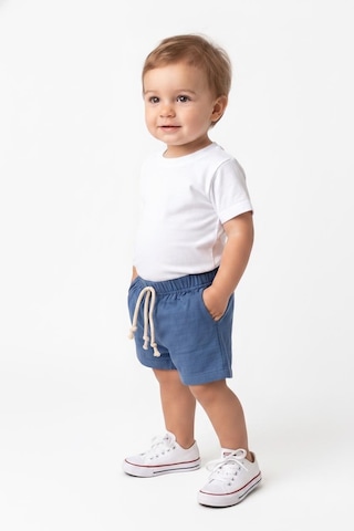 MiaBaby Bebek Müslin Şort Indigo