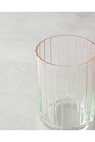 English Home Glimmer Cam 2'li Bardak 330 Ml Pembe - Yeşil