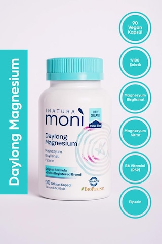 Inatura Moni Daylong Magnesium 90 Kapsül