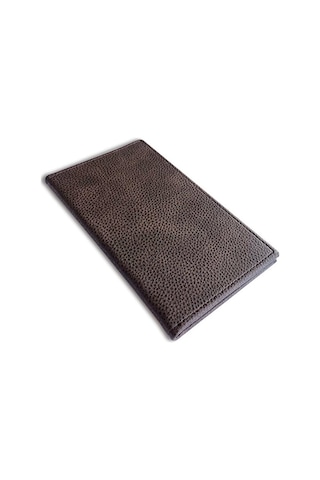 Hesap Sümeni Adisyon Kabı Vegan Deri Suni Deri 12 X 20 Cm Kahver