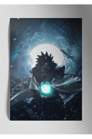 Metal Baskı Parlak Anime Duvar Tablosu - Naruto Uzamaki, Manga Serisi