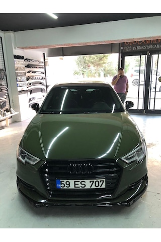 Audi A3 Lip 2013-2016 8v Hb Sedan Ön Lip Piano Black