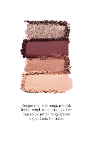 Estee Lauder Göz Farı - Pure Color Envy Luxe Eyeshadow Quad Göz Far Paleti - Renk: 03 Aubergine Dream - 6 G