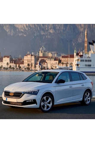 Tekerlek Bijon Kapağı Gri 5 Adet 1z0601173 Skoda Scala İle Uyumlu 2019-2023