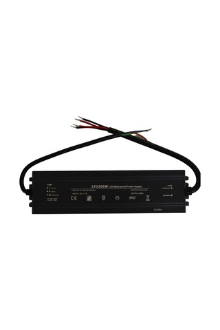HazarLed 24 Volt 8,3 Amper Ip67 Su Geçirmez Dış Cephe Led Adaptör 200 Watt