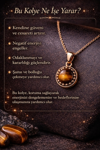 Kadın Turuncu Akik Taşlı Antik Desenli Bakır Kolye Zarif Doğal Taş Kolye Diğer 00792104