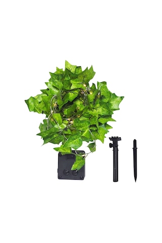 Upway 5 Metre Doğal Sarmaşık Yapraklı Su Geçirmez Dekoratif 50 Led Lamba Sarı